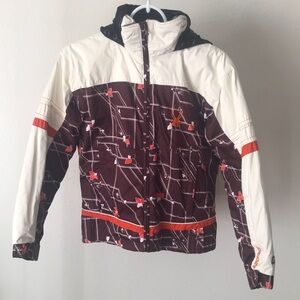 Spyder Kids' Brown and Cream Jacket